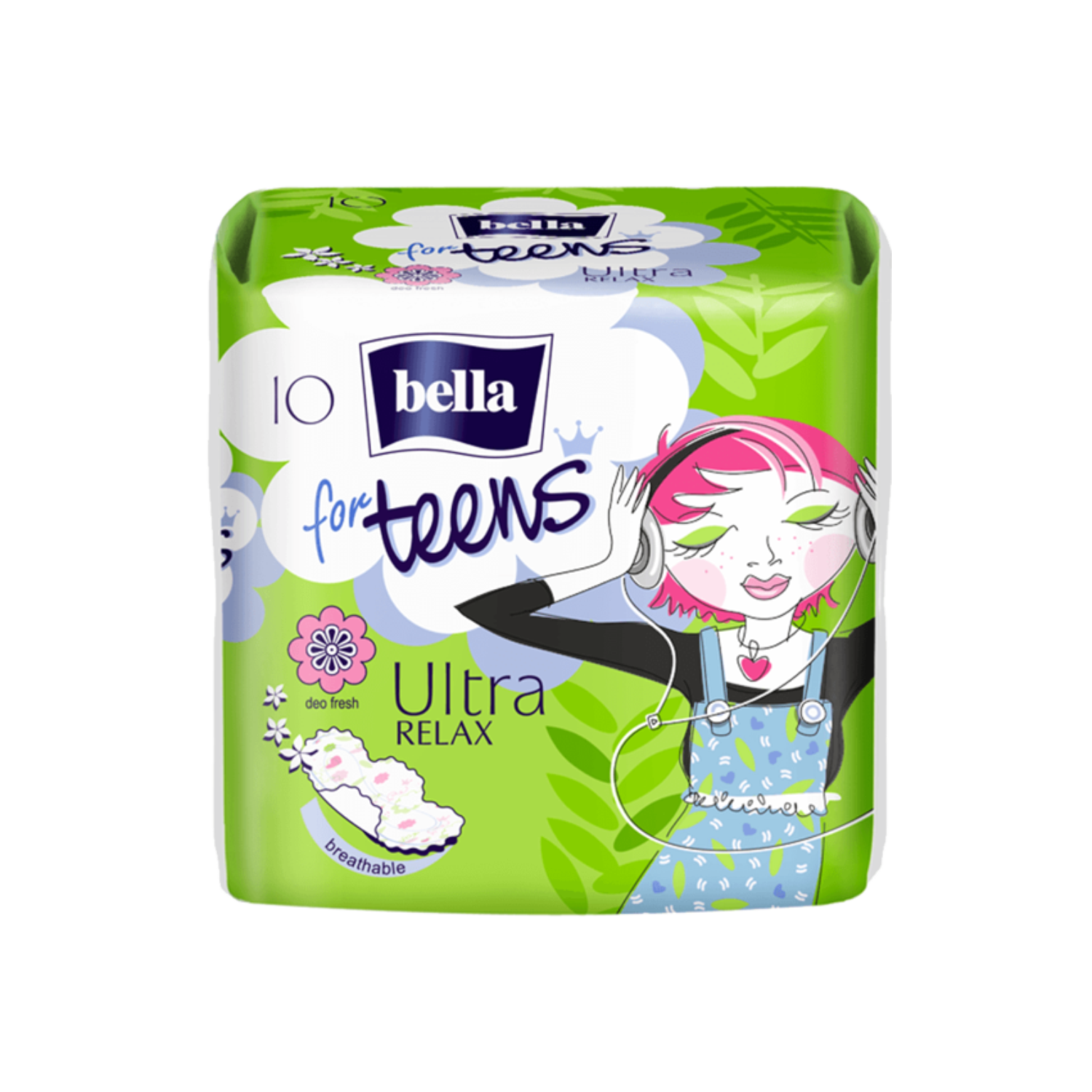 Ультратонкие прокладки Новый дизайн Bella  teens Ultra Relax 